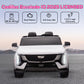 Qaba 2-Seater Ride on Truck, 12V Cadillac Escalade Licensed Kids Electric Car with Remote , Spring Suspension, White