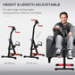 Soozier Pedal Exerciser, Hand Arm Knee and Leg Exercise Machine, Height-adjustable, with LCD Display and Foot Massage Roller