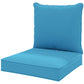 Outsunny Patio Chair Cushions, Thick Deep Seat Outdoor Seat Cushion with Back Cushion, Beige