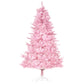HOMCOM 5FT Artificial Christmas Tree Holiday Xmas Tree Decoration with Automatic Open for Home Party, Pink