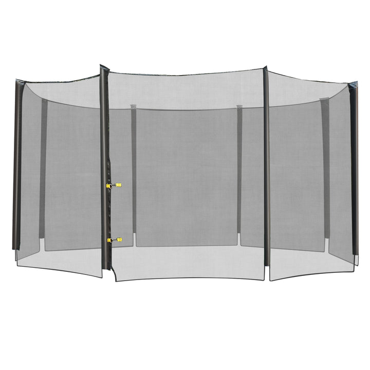 Aosom 12' Round Trampoline Enclosure Trampolining Bounce Safety Net Fence Replacement