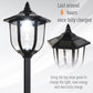 Outsunny Solar Torch Lights Outdoor Garden Lighting 6 LED Water-Resist Auto On/Off 6 Hours