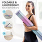 Soozier 7.7ft Folding Balance Beam, Gymnastics Equipment with Anti-Slip Bottom for Kids Home Training, Multicolour