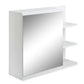 kleankin Medicine Cabinet with Mirror, Wall Mounted Bathroom Mirror Cabinet, Bathroom Wall Cabinet with 3 Open Shelves, Natural