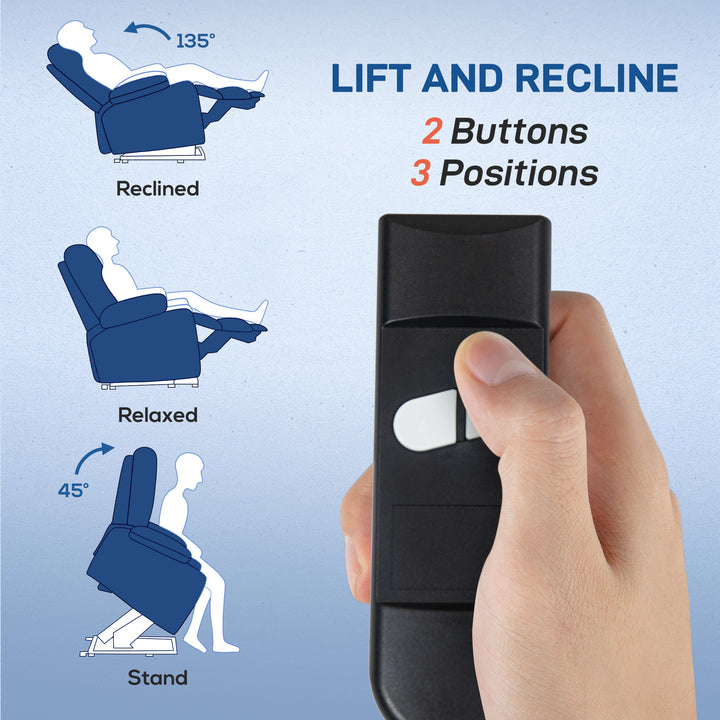 HOMCOM Lift Chair for Elderly, Massage Recliner Chair with 8 Vibration Points, Footrest, Remote Control, Side Pockets, Black