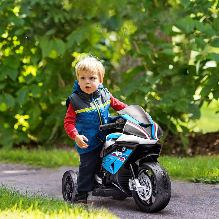Aosom Kids 6V Electric Ride-On Motorcycle Battery Powered 1.5-5 Years Blue