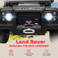 Qaba Land Rover Licensed Kids Ride on Truck with Remote Control, Spring Suspension, LED Lights, 3 Speed, Dark Green