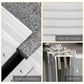 HOMCOM 3ft Textured Aluminum Folding Wheelchair Ramp, Portable Threshold Ramp, for Scooter Steps Home Stairs Doorways