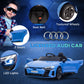 Aosom Ride-On Toy On Car with Remote Control, 12V 3.1 MPH Electric Ride for Kids w/ Suspension System, Horn Honking, White