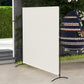 Outsunny Single Panel Room Divider, UV30+ Privacy Screen, Indoor Outdoor Privacy Panel with Stable Base, Black