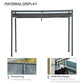 Outsunny 10x7ft Pergola with Retractable Roof Outdoor Patio Sun Shelter Garden Grape Tent Water-resistant Yard Shade Grey