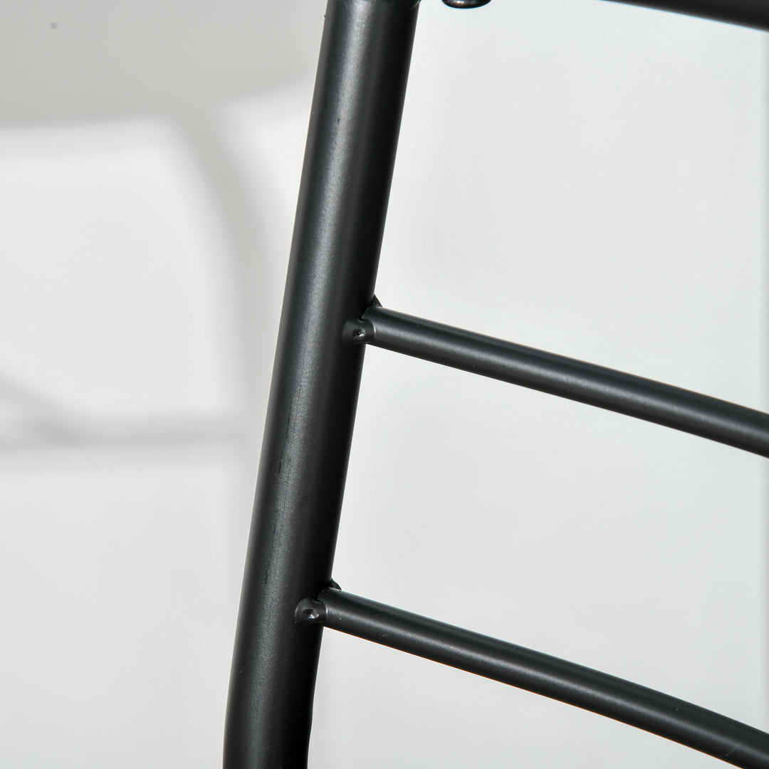 HOMCOM Dining Table Set of 3, 31.5" Kitchen Table and Chairs Set for 2 with Shelf, for Small Space, Dining Room, Living Room