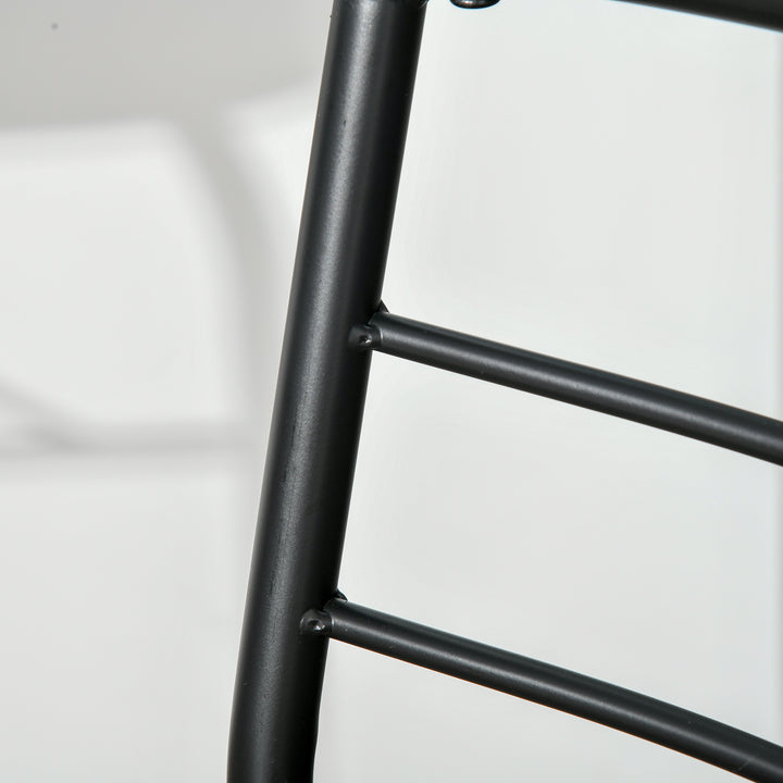 HOMCOM Dining Table Set of 3, 31.5" Kitchen Table and Chairs Set for 2 with Shelf, for Small Space, Dining Room, Living Room