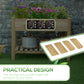 Outsunny 45" x 22" x 33" Elevated Planter Box w/ Legs and Storage Shelf, Raised Garden Bed, Elevated Wooden Planter Box, Gardening Standing Growing Bed for Backyard Patio Balcony
