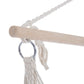Outsunny Portable Hanging Woven Hammock Seat Rope Swing Chair Sleeping Bed for Outdoor Garden Yard Camping Blue