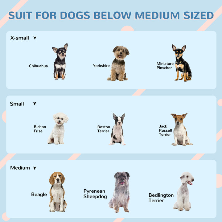 PawHut 26" Plastic Dog House Outdoor with Air Vents, for Small Medium Dogs, Grey