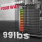 Soozier Multi-Exercise Home Gym Station with 99lbs Weight Stack, for Full Body Workout