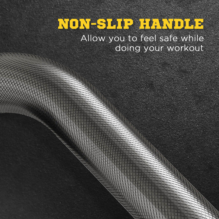 Soozier 50LBS Barbell Weight Set, Adjustable Weights with Curl Bar for Home Gym Women and Men Weight Lifting Training