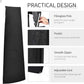 Outsunny Outdoor Large Umbrella Cover Patio Cantilever Banana Parasol Protector Weather Resistant Black