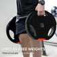Soozier 1-Inch Weight Plates, Barbell Weights Set for Weightlifting and Strength Training, 2 x 22lbs + 2 x 11lbs