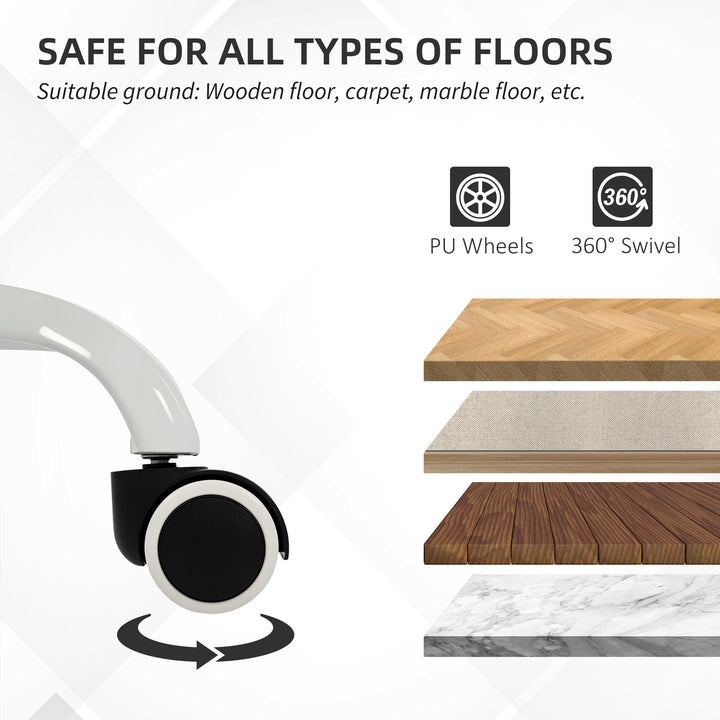 HOMCOM Ergonomic Mesh Office Chair with 4D Lumbar Support, Swivel Desk Chair with Flip-up Armrests, Tilt Function, Grey