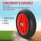 Soozier Foldable Kayak Cart, Aluminum Boat Canoe Carrier Tote Dolly Trolley Transport Trailer NO-Flat Wheel Silver