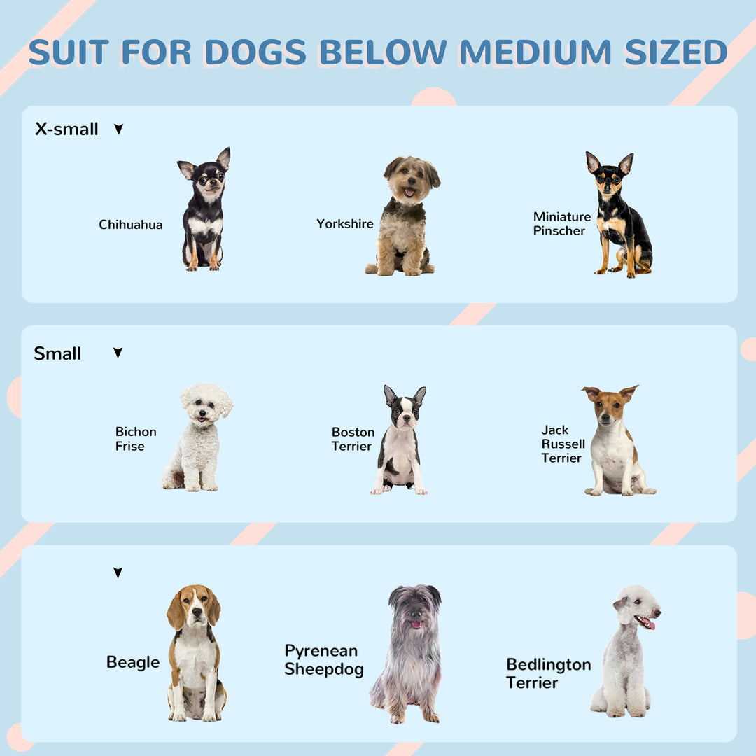 PawHut 26" Plastic Dog House Outdoor with Air Vents, for Small Medium Dogs, Grey