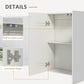 kleankin Wall Mounted Mirror Cabinet, Bathroom Medicine Cabinet with Mirror, 2 Doors, Adjustable Shelf and Soft Close Mechanism