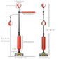 Soozier Freestanding Boxing Punching Bag, Height Adjustable, with Reflex Bar, Speed Balls and Suction Cup Base, Multi