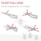 HOMCOM 4FT Artificial Christmas Tree Holiday Xmas Holiday Pencil Tree Decoration with Automatic Open for Home Party, Pink