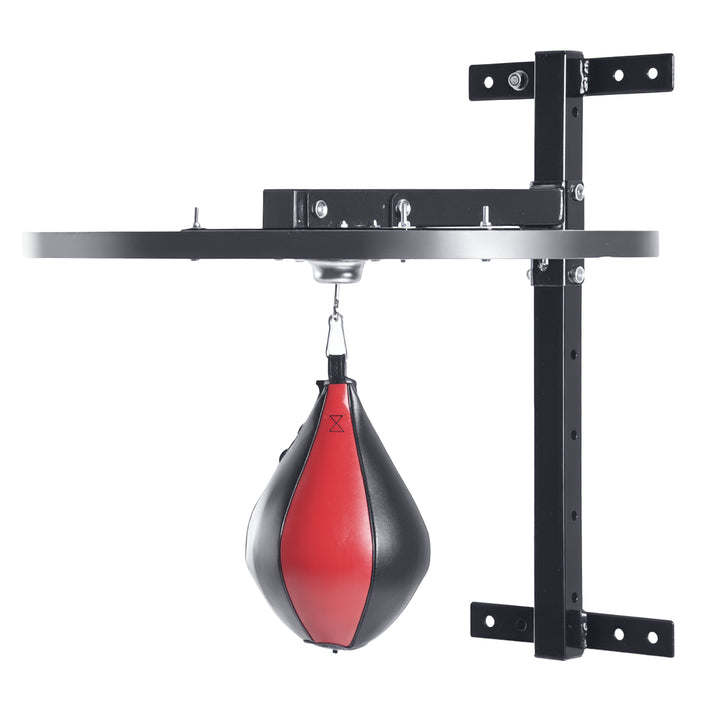 Soozier Adjustable Height Free Standing Boxing Bag Set with 6 Suction Cups and Boxing Gloves, for Exercise Training