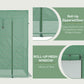 Outsunny 6.6' x 2.5' x 5.5' Patio Hot House, Walk-in Garden Greenhouse with Steel Frame, Door, Window for Balcony, Patio, Green