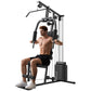 Soozier Multi-Exercise Home Gym Station with 99lbs Weight Stack, for Full Body Workout