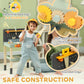Qaba 49 Piece Kids Workbench Playset for Boys Girls 3-6 Years, Light Blue