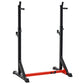 Soozier 2-Piece Barbell Rack, 53.5"-69.3" Height Adjustable Squat Rack Bench Press Rack, 440LBS Capacity