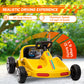 Qaba 6V Electric Go Kart for Aged 3-5 Kids with Music, Light, Horn, Blue