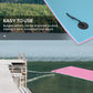 HOMCOM 10x5ft Floating Mat Floating Lily Pad Water Carpet Float Aqua Mat Water Recreation and Relaxing in Lake, River, Beach, Swimming Pool, Blue