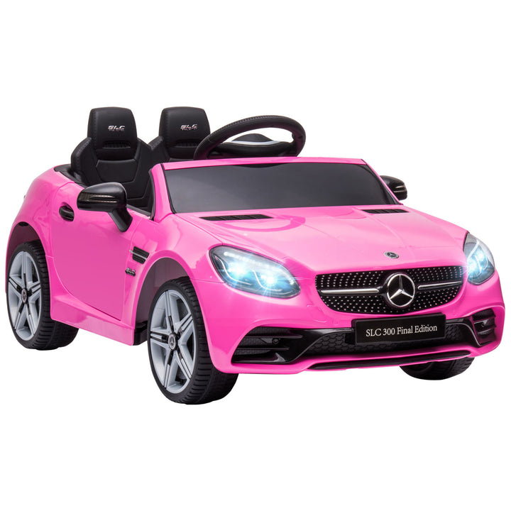 Aosom 12V Ride On Car with Parent Remote Control Two Motors Music Lights Suspension Wheels for 3-6 Years Black