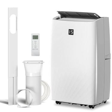 HOMCOM 12000 BTU Portable Air Conditioner, AC Unit with Cool, Dehumidifier, Fan, 550 Sq. ft, 24H Timer On Off, Window Kit