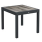 Outsunny Extendable Dining Table, Rectangular Patio Outdoor Table with Aluminum Frame and Plastic Board Tabletop for Lawn, Beige