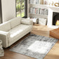 HOMCOM Area Rug for Living Room 9x12, Modern Abstract Machine Washable Rug, Non-Slip Carpet for Bedroom, Dining Room, Grey