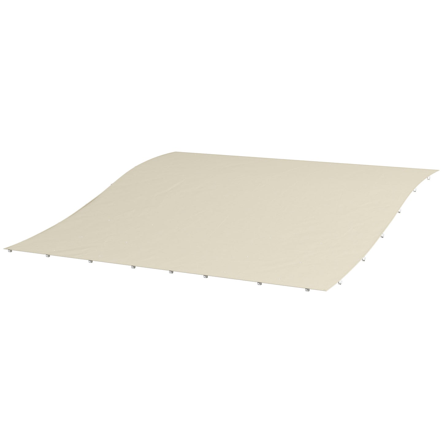 Pergola Canopy Replacement, Pergola Shade Cover for 10' x 10' Pergola (Outsunny 84C-038 Series), Dark Grey