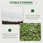 Outsunny 26' x 10' x 6.6' Large Walk in Tunnel Greenhouse Garden Plant Seed Green House Premium Steel Frame