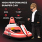 Aosom Kids Bumper Car, 6V 360Â° Rotation Electric Ride on Car, Twin Motors Battery Powered Toy with Music, Horn and Lights, Safety Belt, for Boys and Girls Aged 18-48 Months - Red