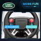 Qaba 2 in 1 6V Land Rover Licensed Electric Car for Kids, Sliding Car with Music Horn Headlights, for 18-60 Months White