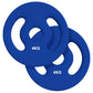 Soozier 2 x 6.6lbs Standard Weight Plates with Easy-Grip Handles, 1" Holes, for Home, Gym, Weight Lifting and Strength Training