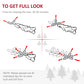 HOMCOM 4ft Pre-Lit Optic Fiber Xmas Tree Artificial Spruce Tree Top Star