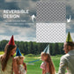 Outsunny Waterproof  Outdoor Rug, 6' x 9' RV Rug Reversible Mat for Backyard, Deck, Picnic, Beach, Camping, Grey & White Net