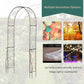 Outsunny 7.5ft Garden Metal Arch Outdoor Walkway Arbor for Decorative Climbing Vine Plants Party Wedding Ceremony Decoration Accessories Black