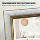 HOMCOM Floor Standing Mirror, Full Body Mirror, Free Standing, Leaning or Wall Mirror with Frame for Bedroom, Grey